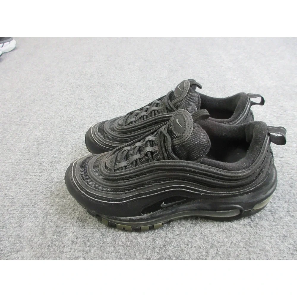 Nike Air Max 97 Shoes Womens Size 8.5 Black Mesh Running Sneakers‎ 921733-001